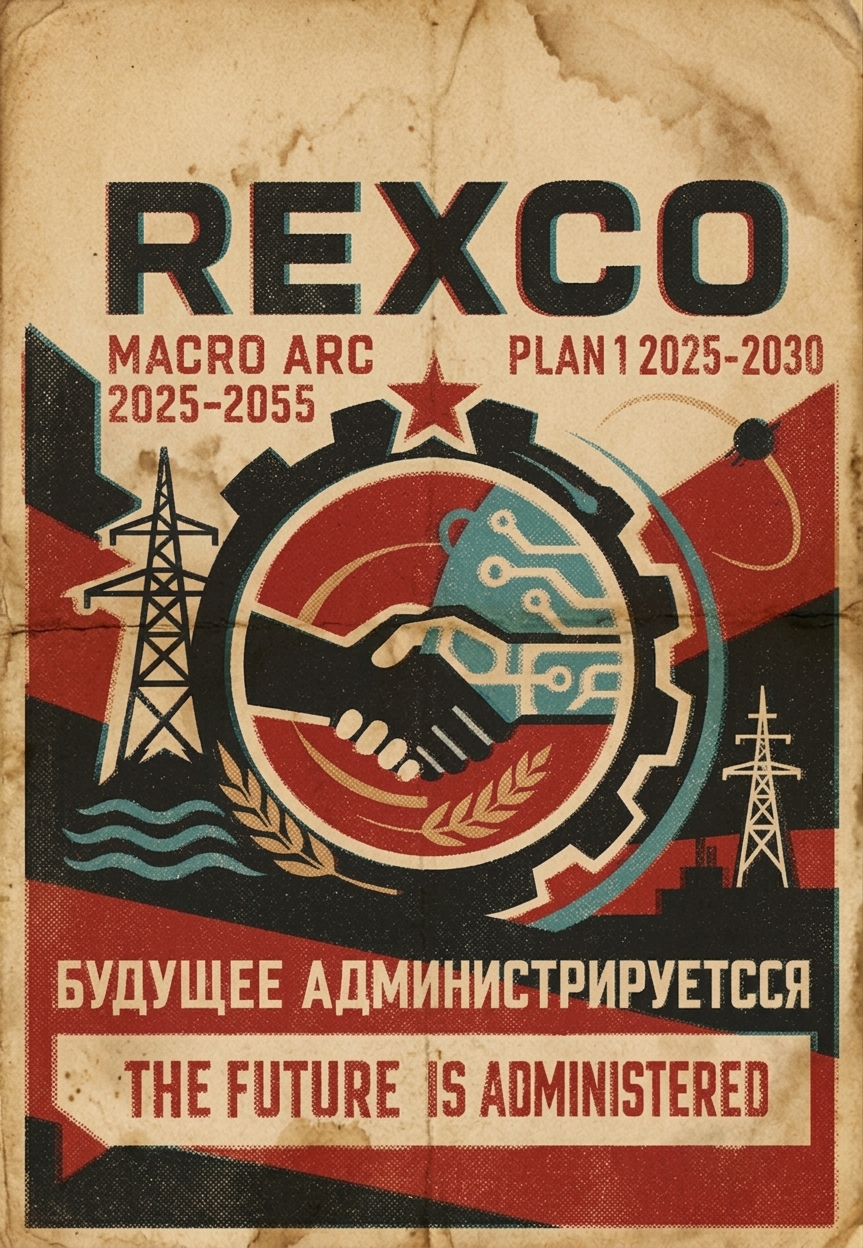REXCO — Official Emblem — The Future Is Administered
